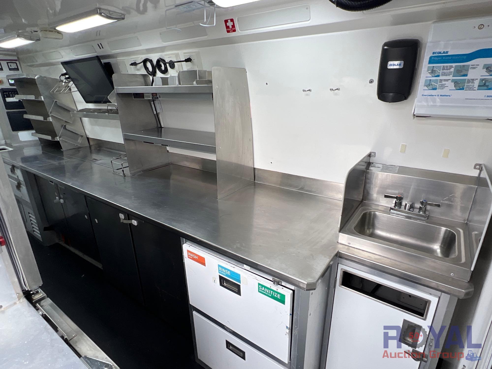 2021 Mercedes-Benz Sprinter 4500 XL Extended Dually Catering Van Food Prep Custom Built Van