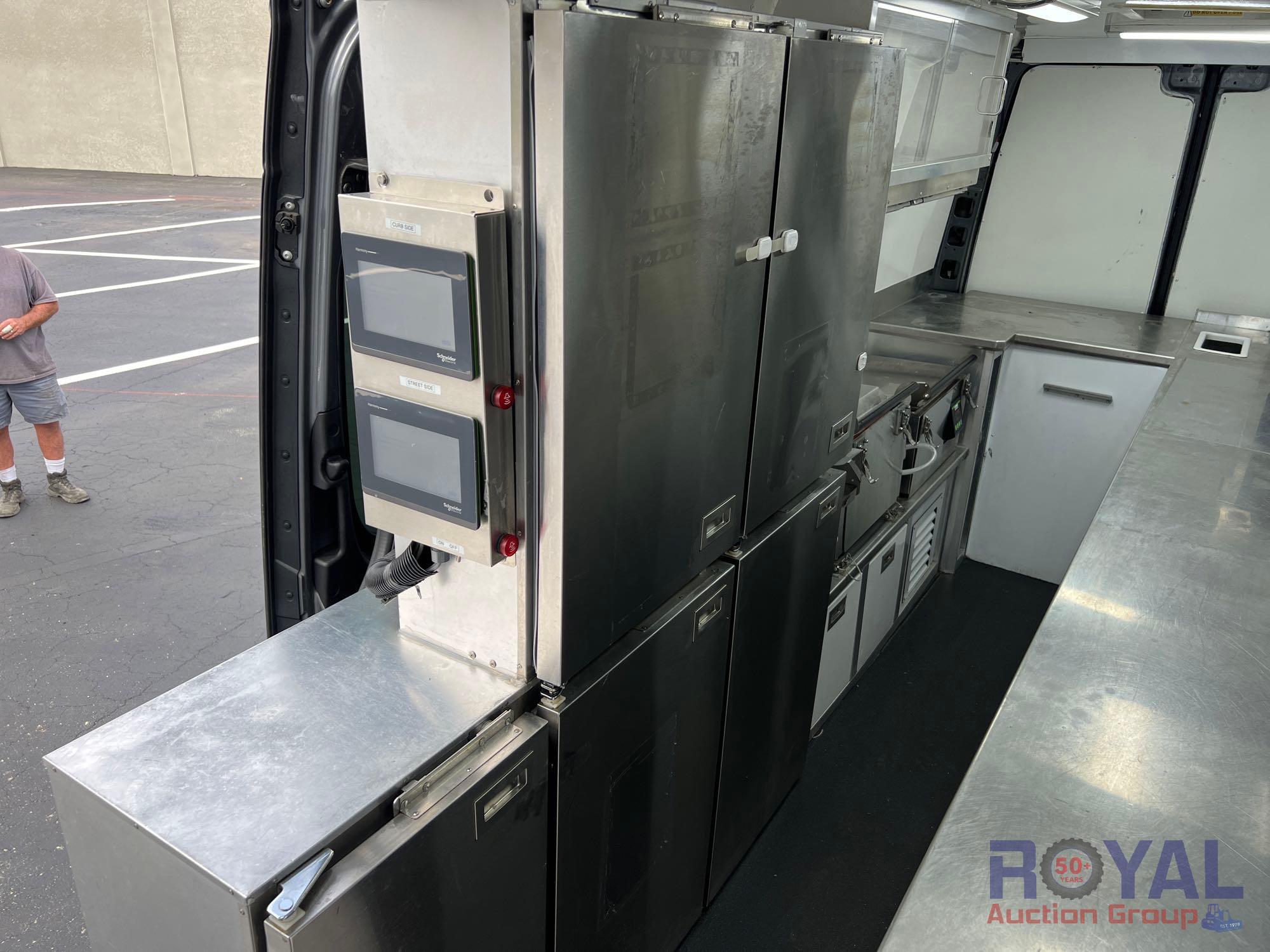 2021 Mercedes-Benz Sprinter 4500 XL Extended Dually Catering Van Food Prep Custom Built Van