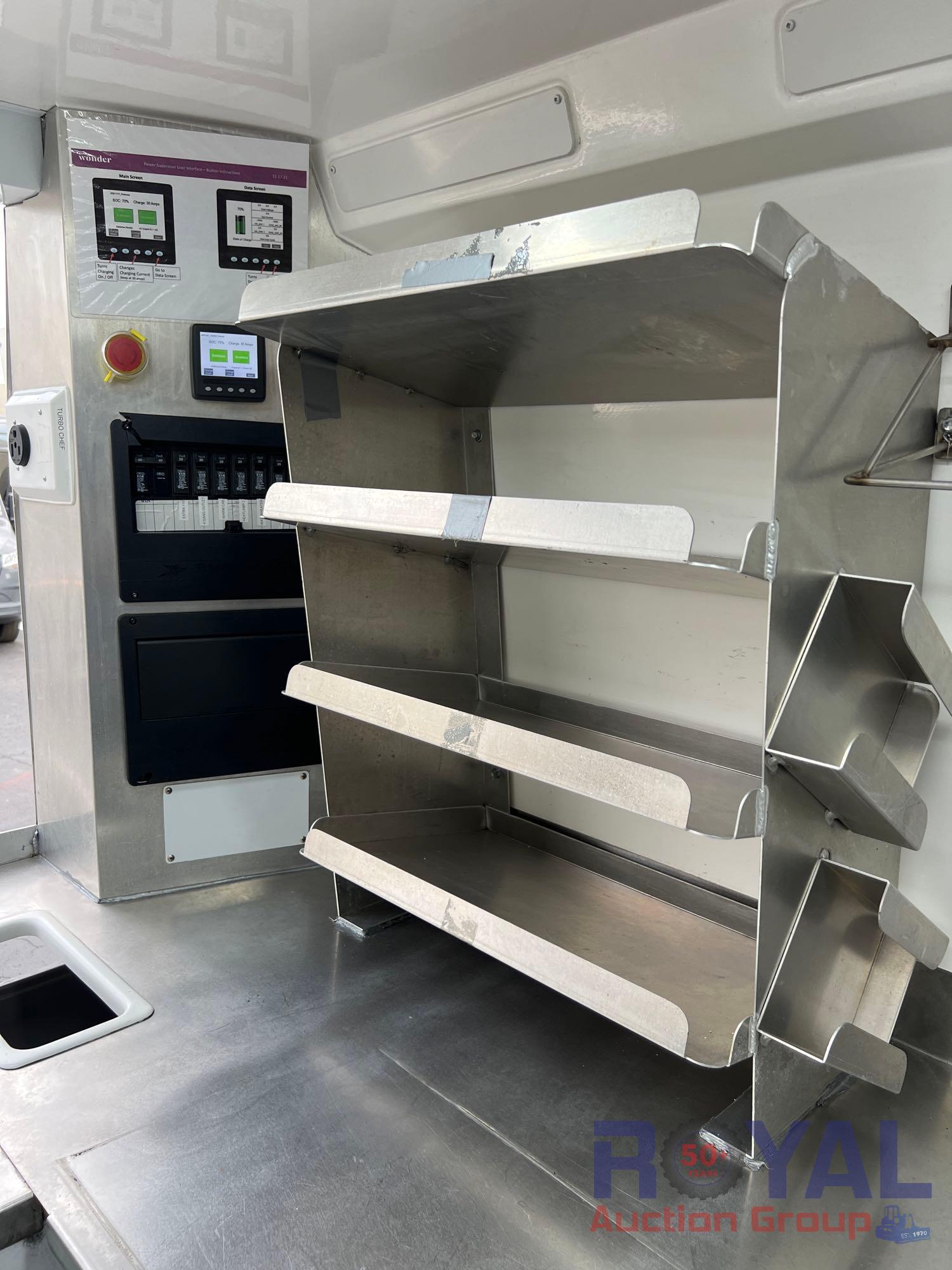 2021 Mercedes-Benz Sprinter 4500 XL Extended Dually Catering Van Food Prep Custom Built Van