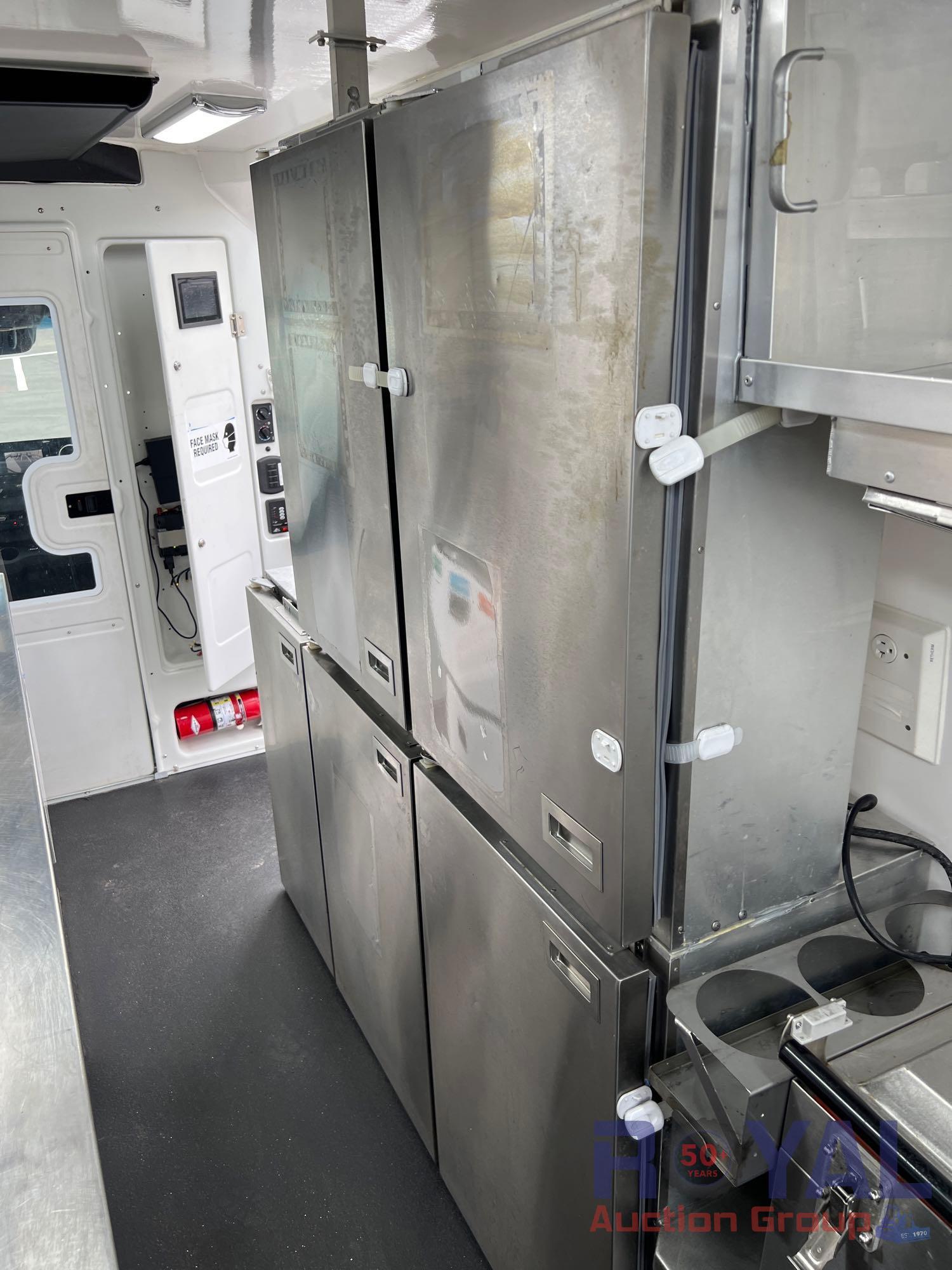 2021 Mercedes-Benz Sprinter 4500 XL Extended Dually Catering Van Food Prep Custom Built Van