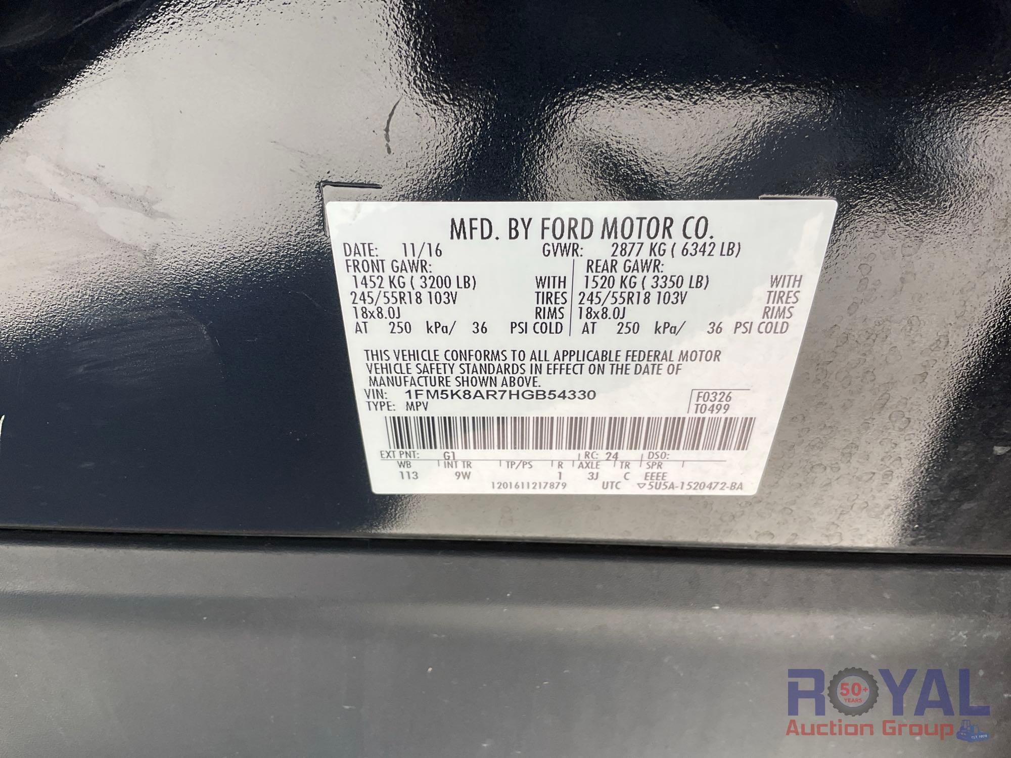 2017 Ford Explorer SUV AWD