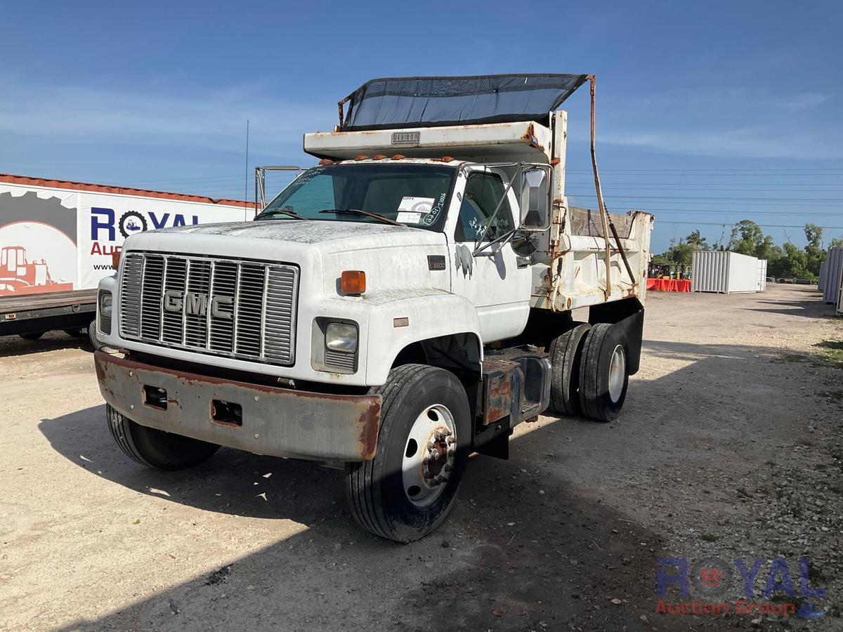 2002 GMC C7500 S/A Dump Truck