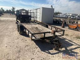 Caliber 16ft Equipment Trailer w/ Fold Down Ramp