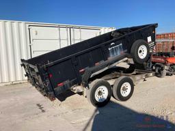 2016 Big Tex 14LX 14ft x 7ft T/A Dump Trailer