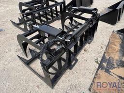 2024 JMR Dual Cylinder 78in Root Grapple Skid Steer Attachment