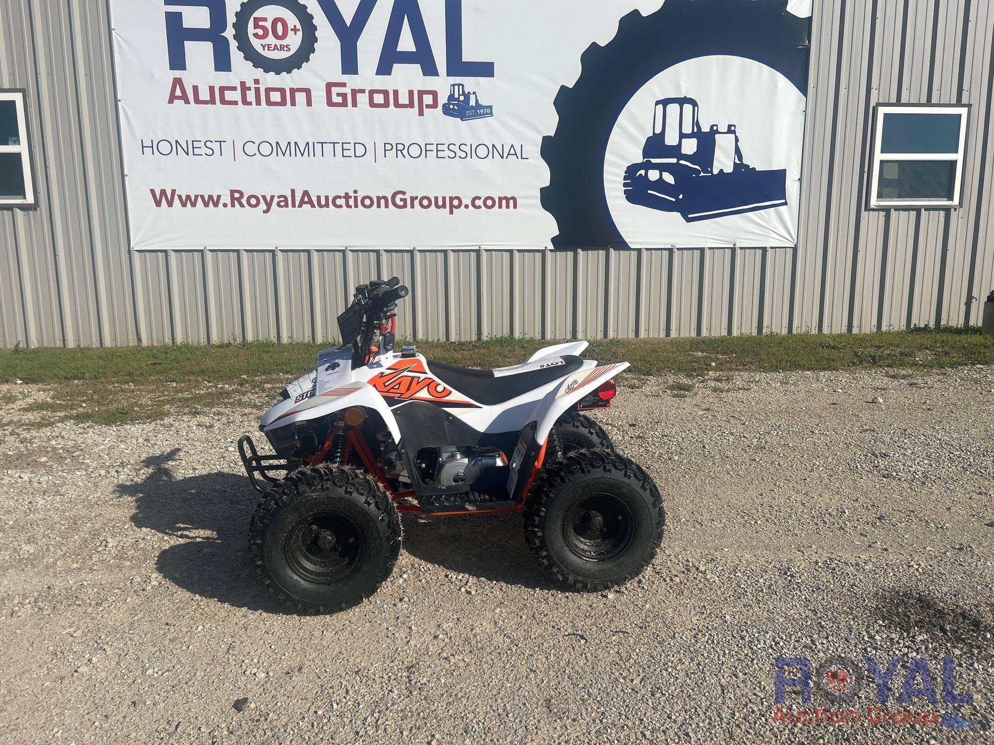 Unused 2022 Kayo Storm 70cc ATV