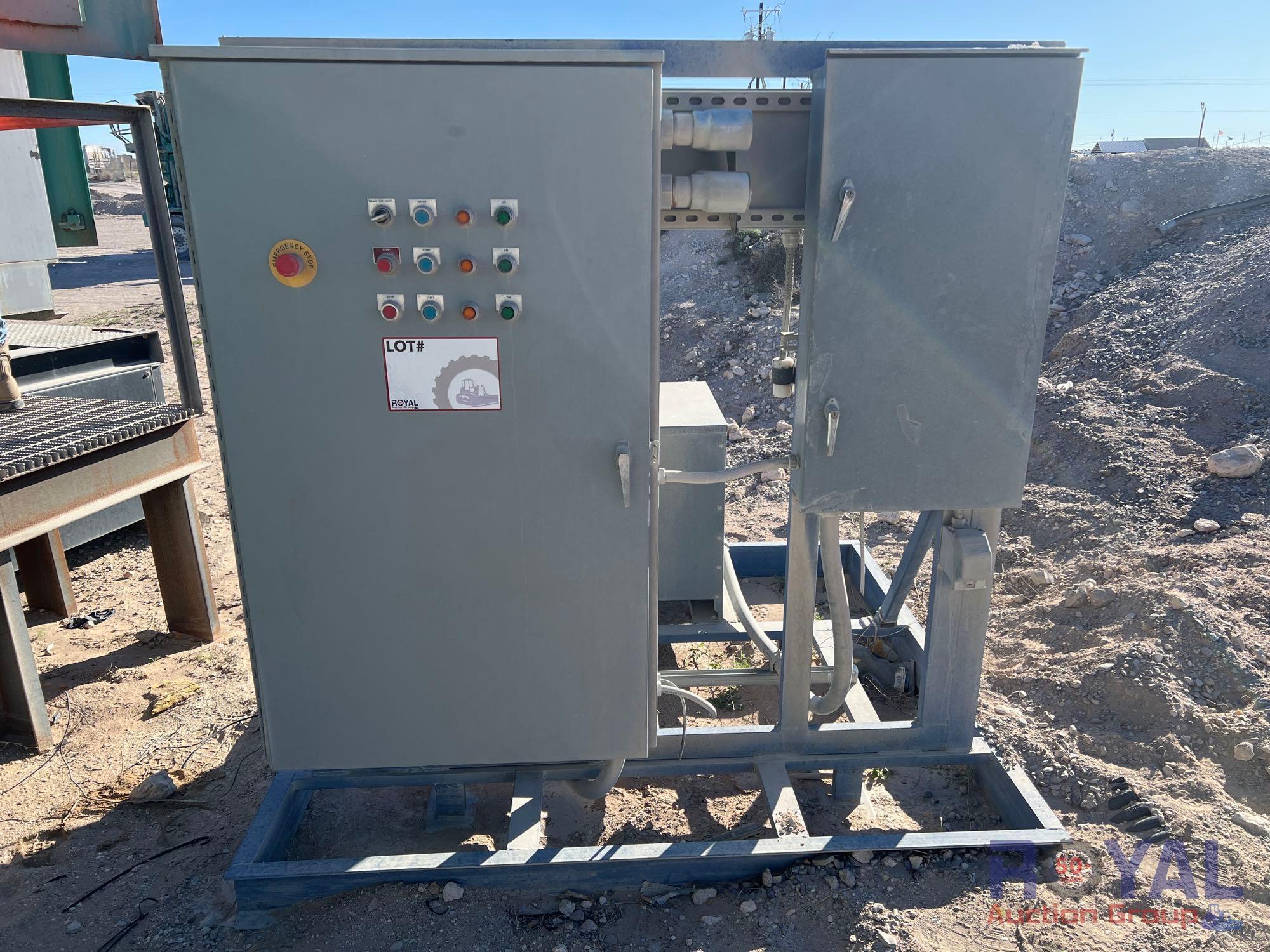 Skid Mounted Batch Plant Switch Panel with Transformer