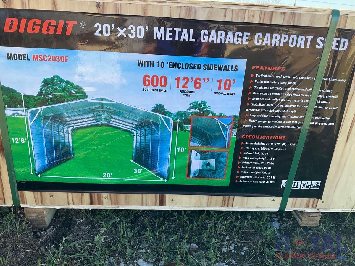 2024 20ft X 30ft Metal Carport