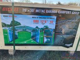 2024 20ft X 30ft Metal Carport