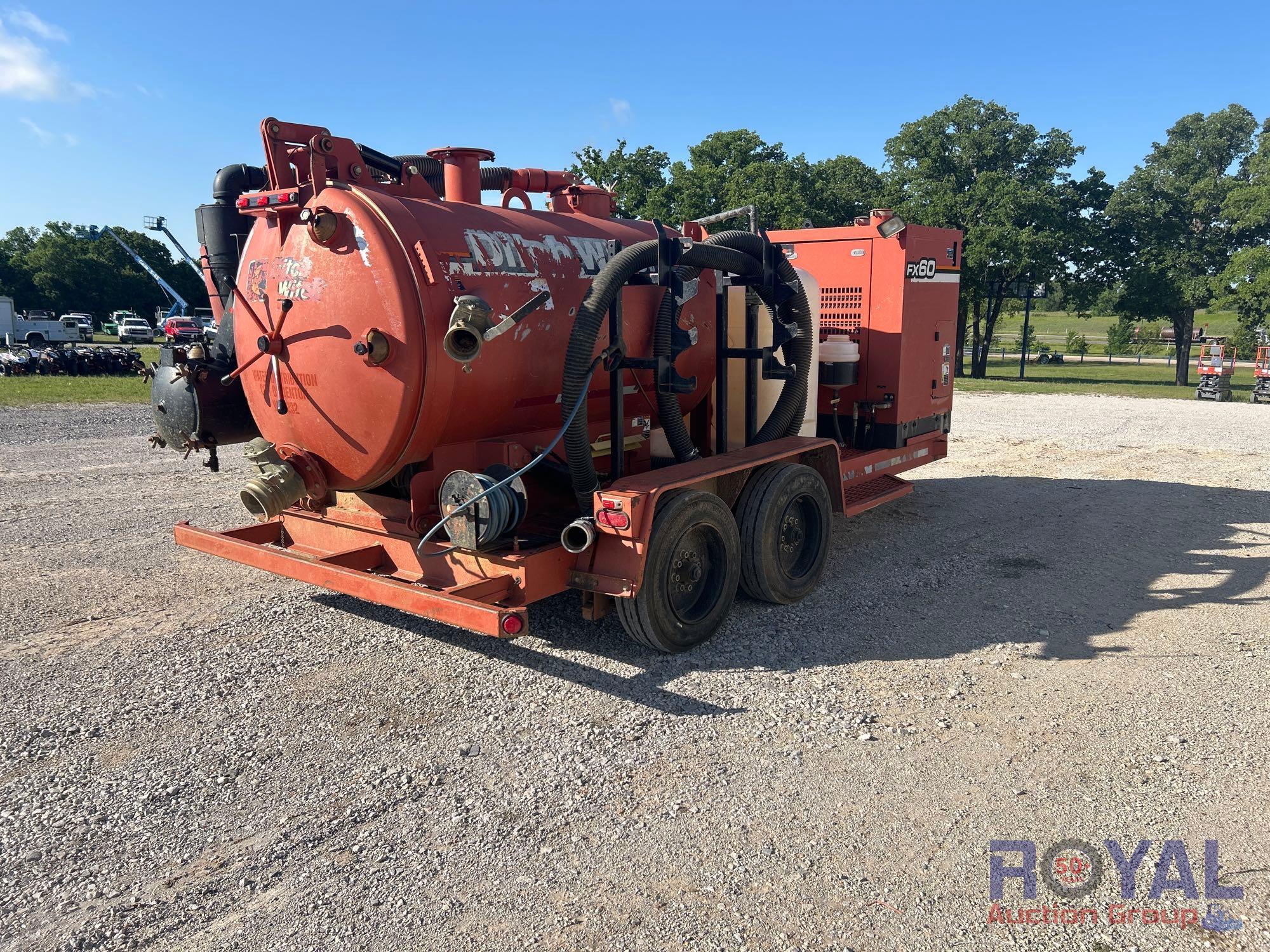 2011 Ditch Witch FX60 Vacuum Excavator Trailer