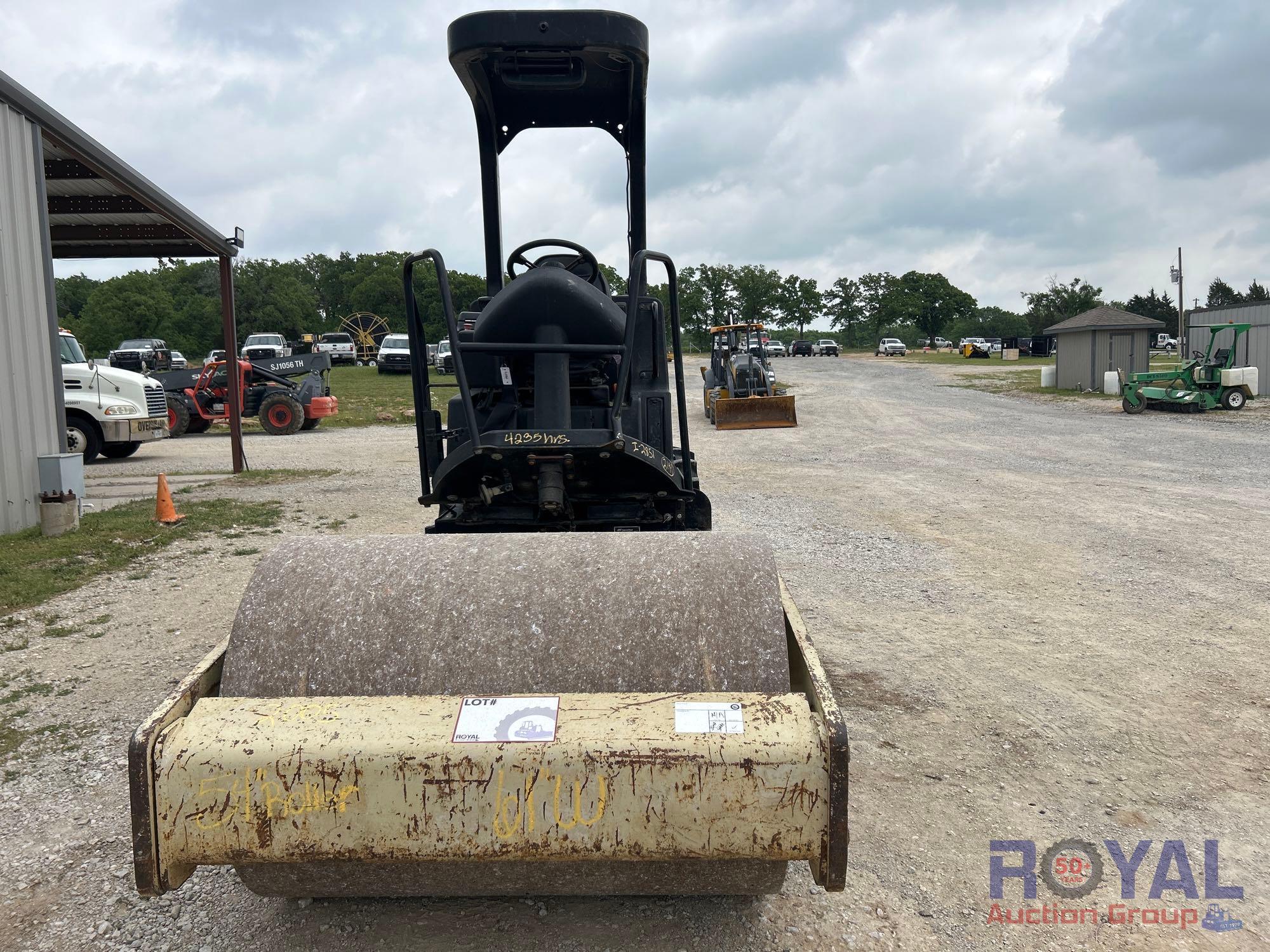 2005 Ingersoll Rand SD45D TF 54in Smooth Drum Vibratory Dirt Compactor Roller