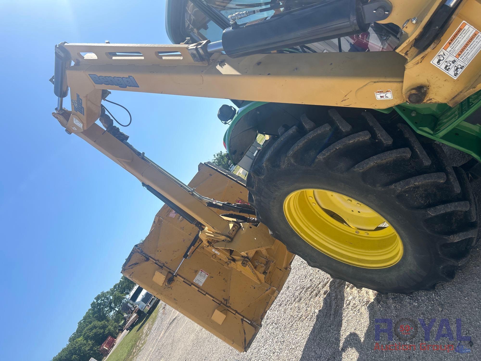 2017 John Deere 6130M 4x4 Tiger Bengal Slope Mower Tractor