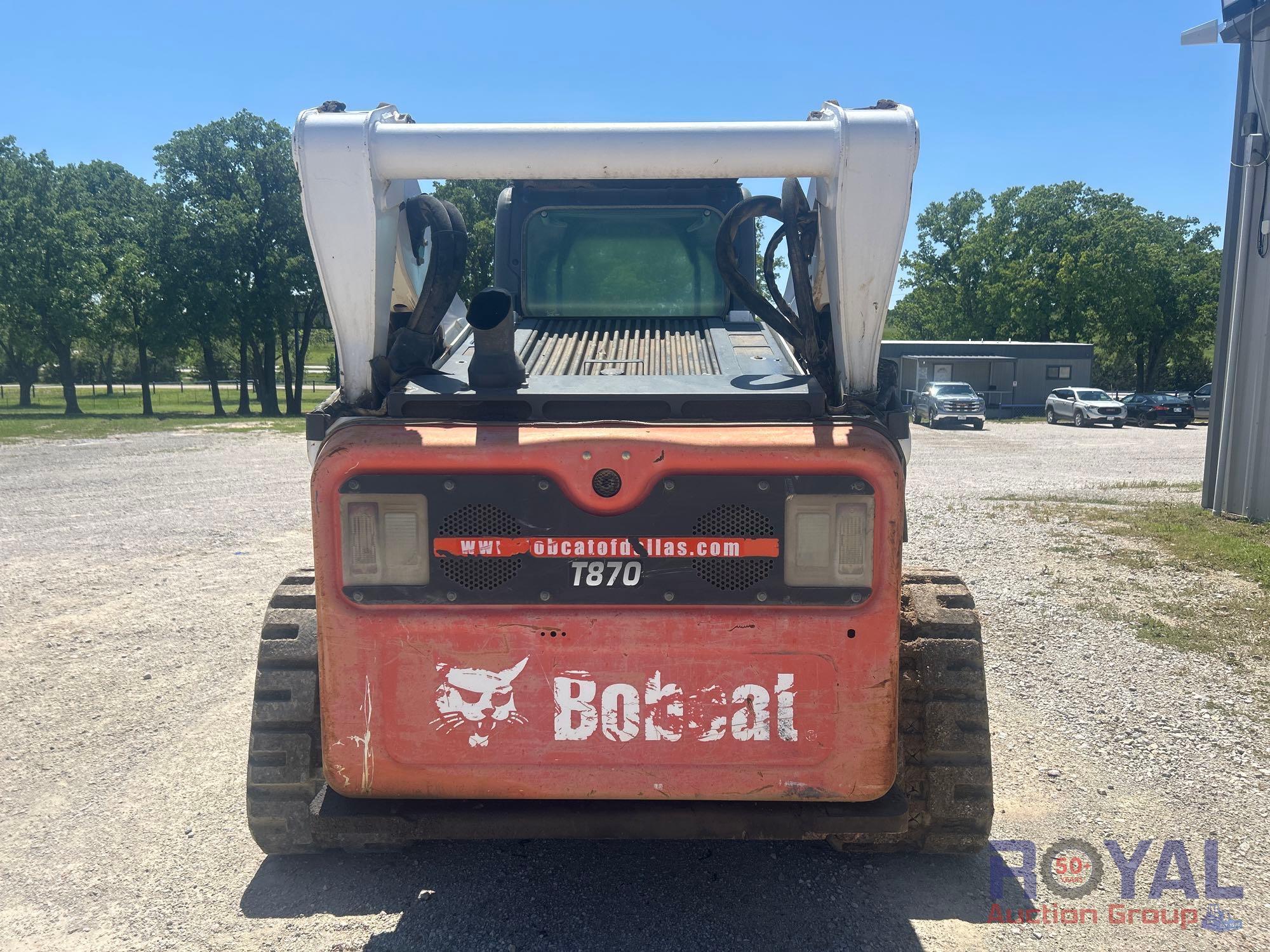 2016 Bobcat T870 Compact Track Loader Skid Steer