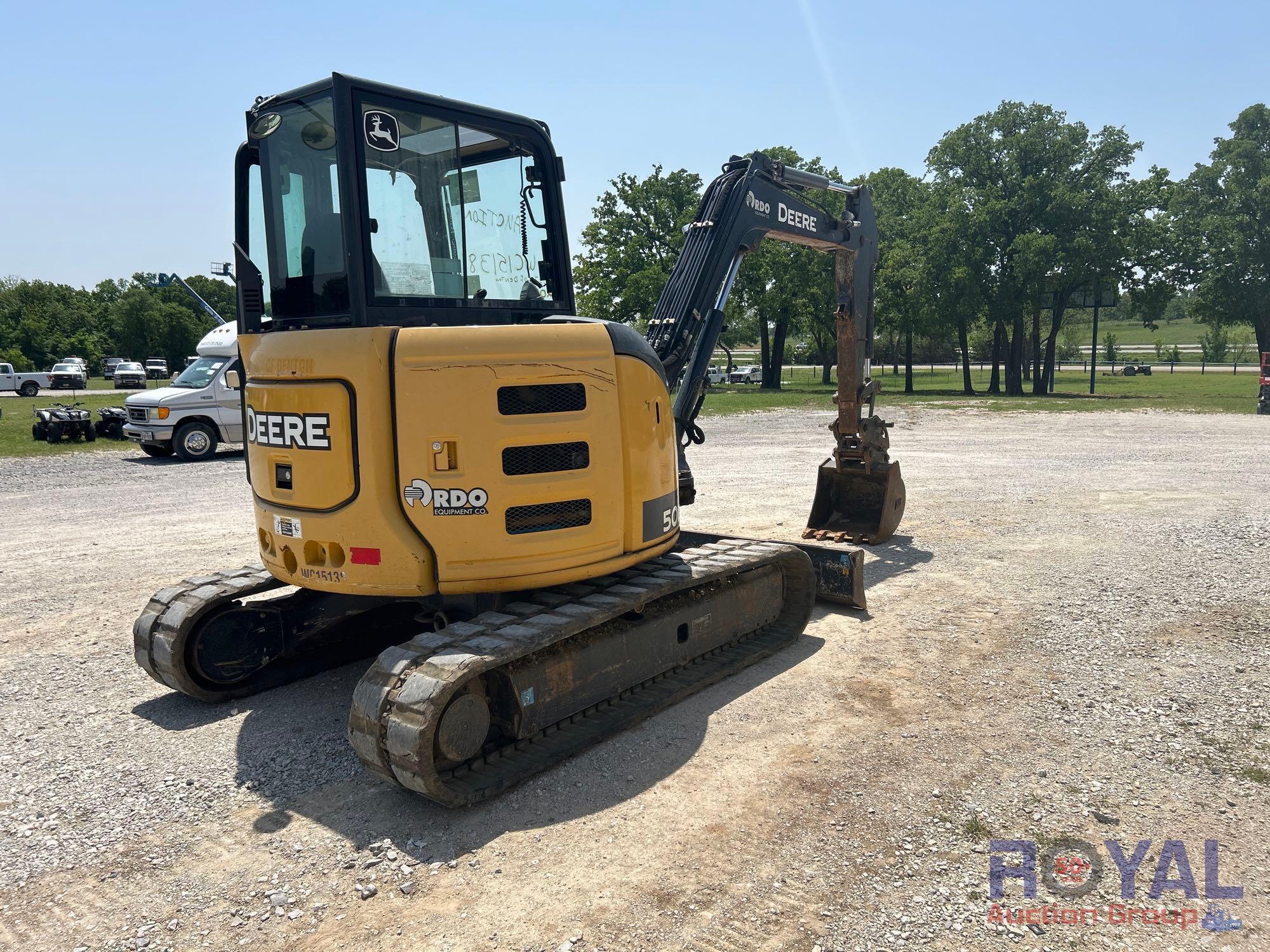 2015 John Deere 50G Mini Excavator