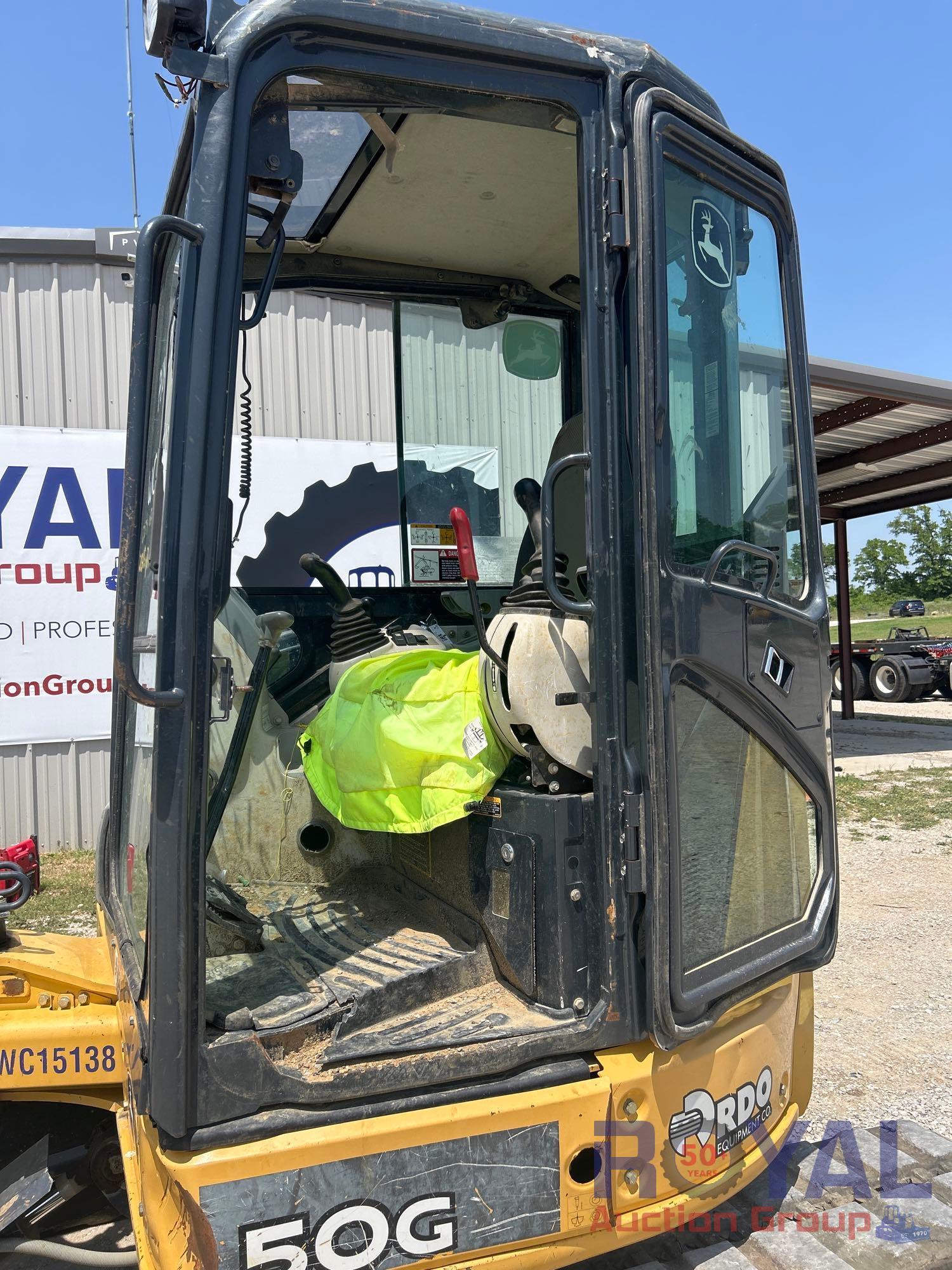 2015 John Deere 50G Mini Excavator