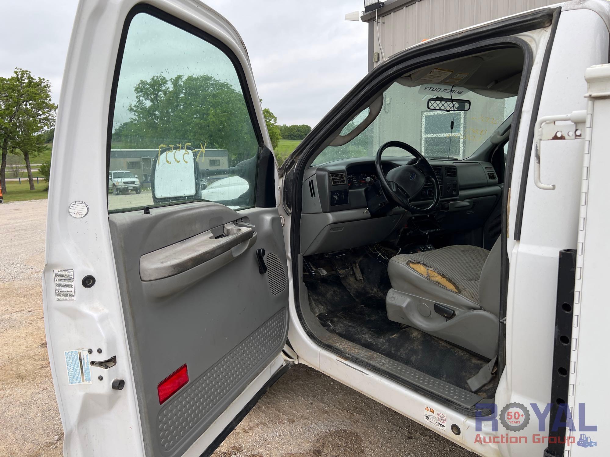 2004 Ford F550 Stellar 6620 Crane Service Truck