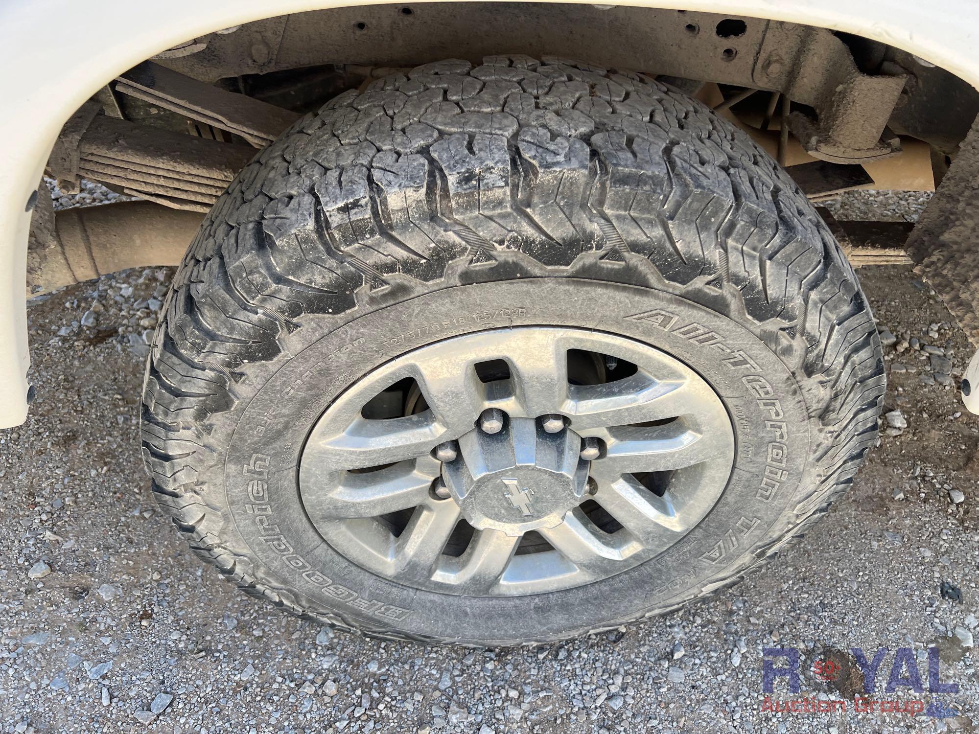 2018 Chevrolet 2500HD 4x4 Crew Cab Diesel Service Truck