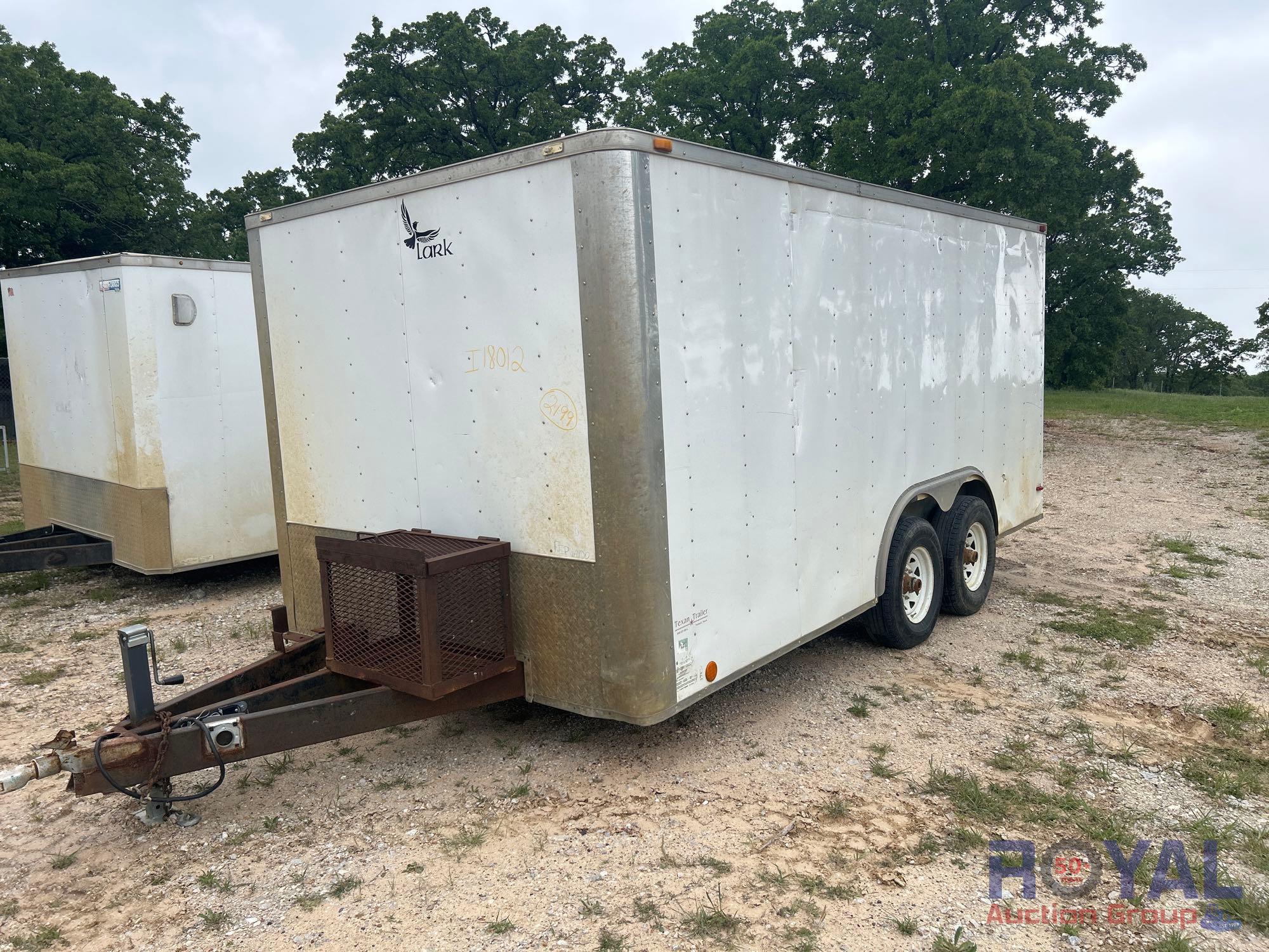 2014 Lark VT8.5X16TA2-7000 16FT T/A Enclosed Trailer