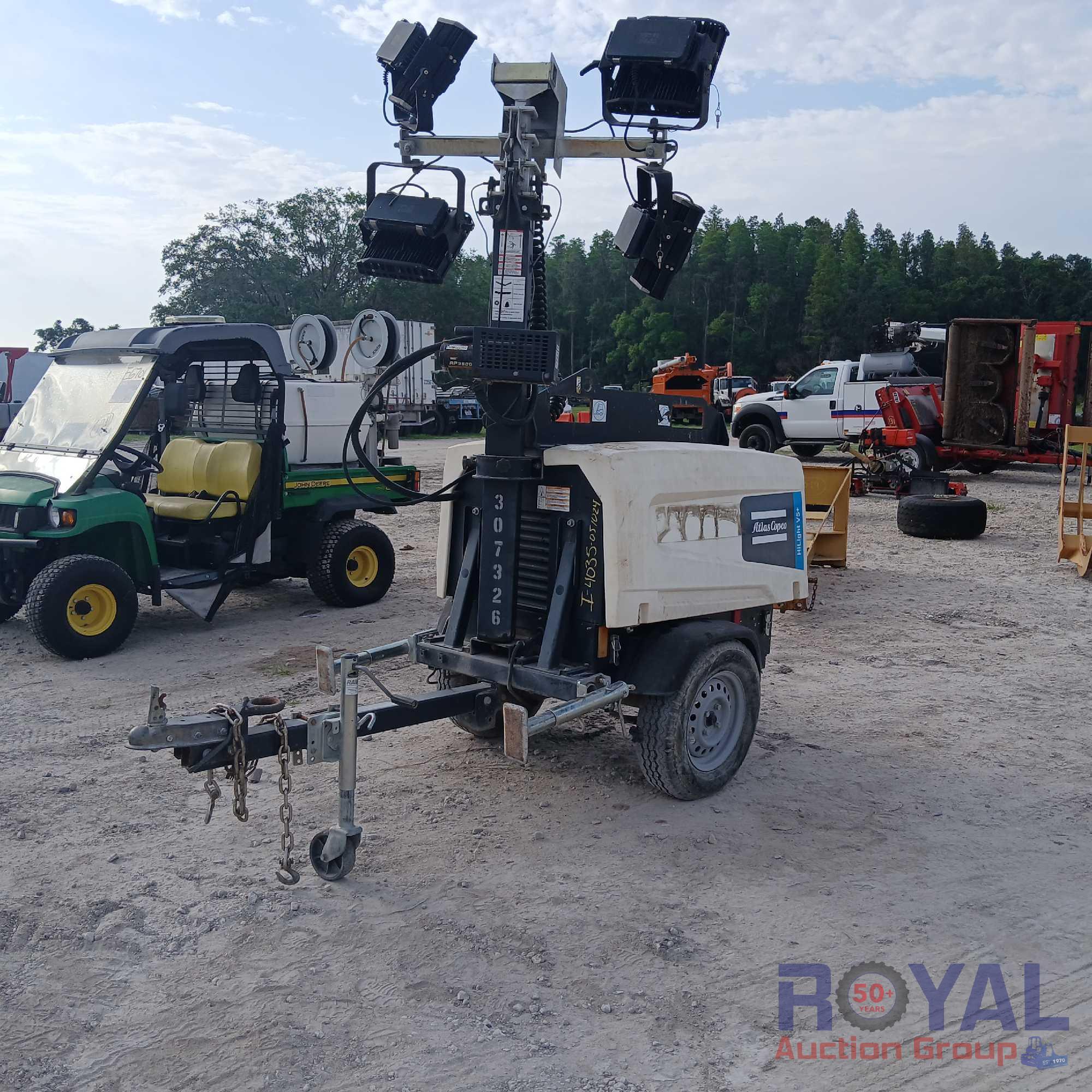 2018 Atlas Copco CPCTV15LED Towable Light Tower