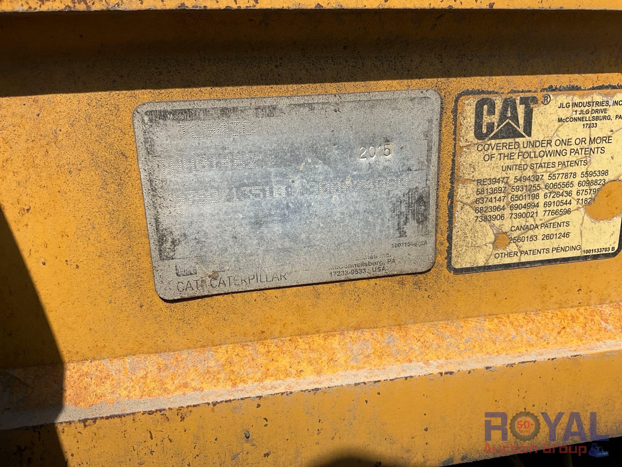 2015 Caterpillar TL943C 9,000LB Rough Terrain Telehandler