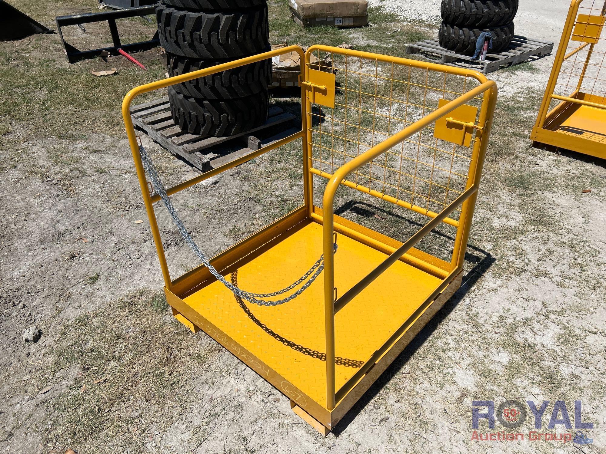 2024 Forklift Collapsible Safety Cage Man Basket