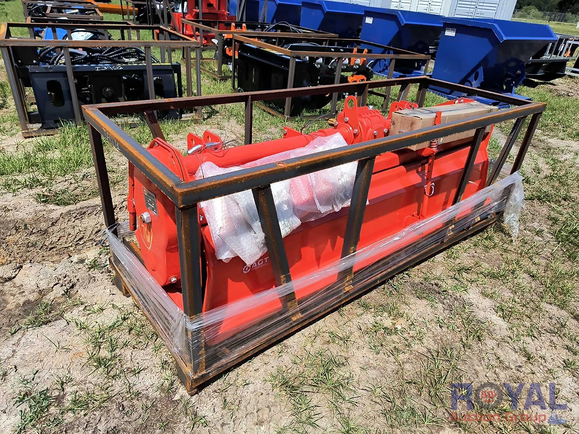2024 Mower King TAS81 3-Point Hitch Rotary Tiller Attachment