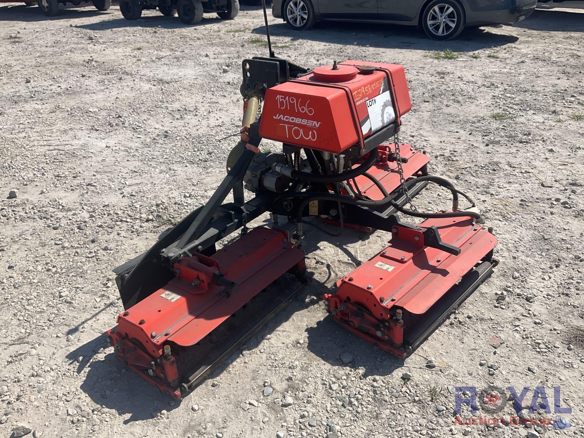 2010 Jacobsen 3pt hitch Tri-King Mower