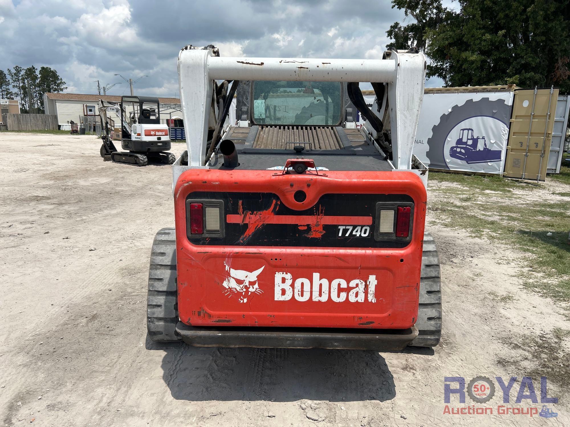 2018 Bobcat T740 High Flow Compact Skid Steer Track Loader