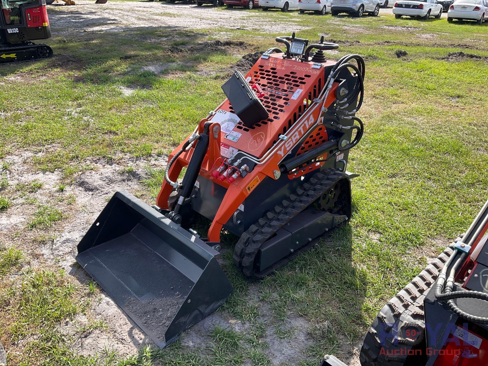 2023 AGT YSRT14 Mini Stand On Track Loader Skid Steer