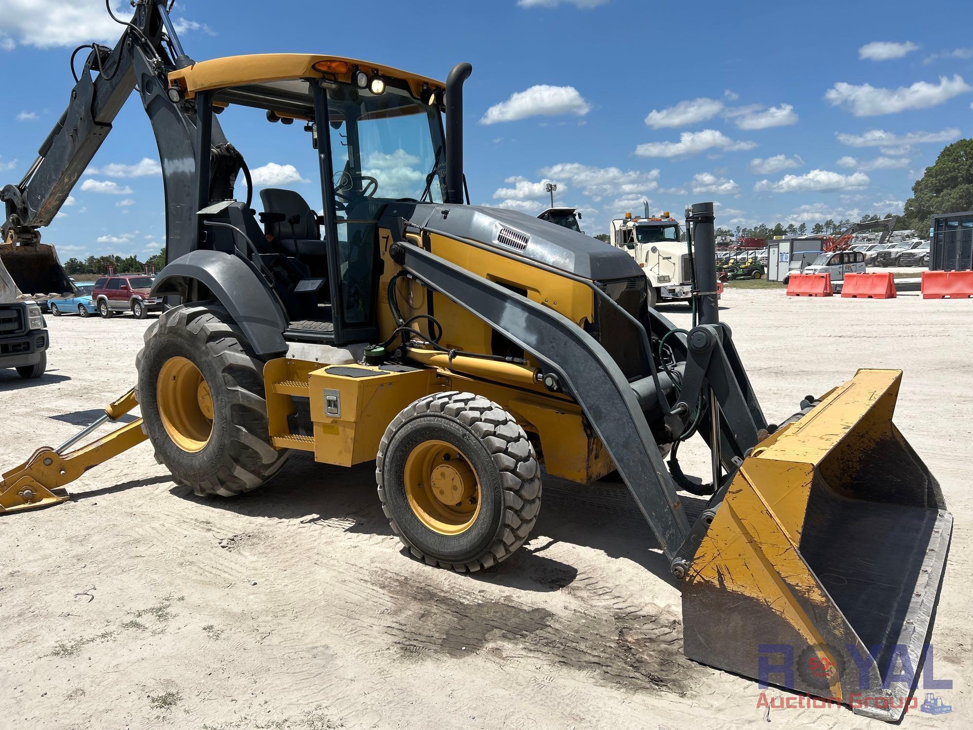 2016 John Deere 410L 4x4 Extendahoe Loader Backhoe