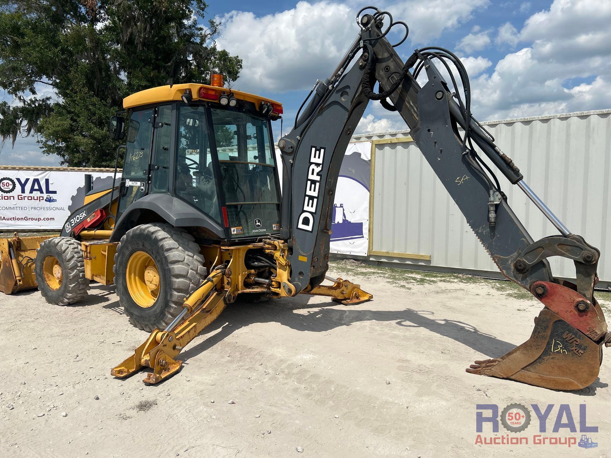 2015 John Deere 310SK 4x4 Extendahoe Loader Backhoe