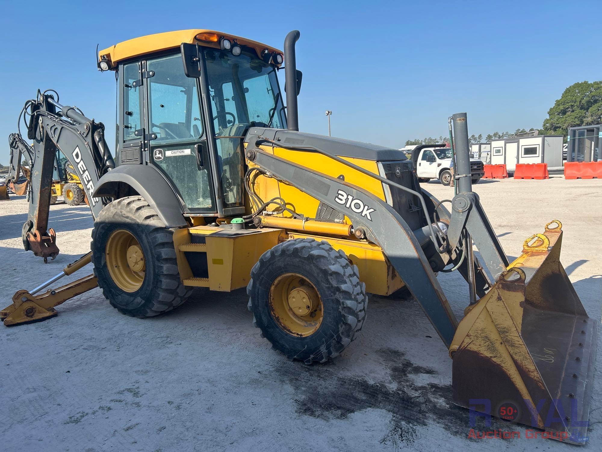 2014 John Deere 310K 4x4 Extendahoe Loader Backhoe