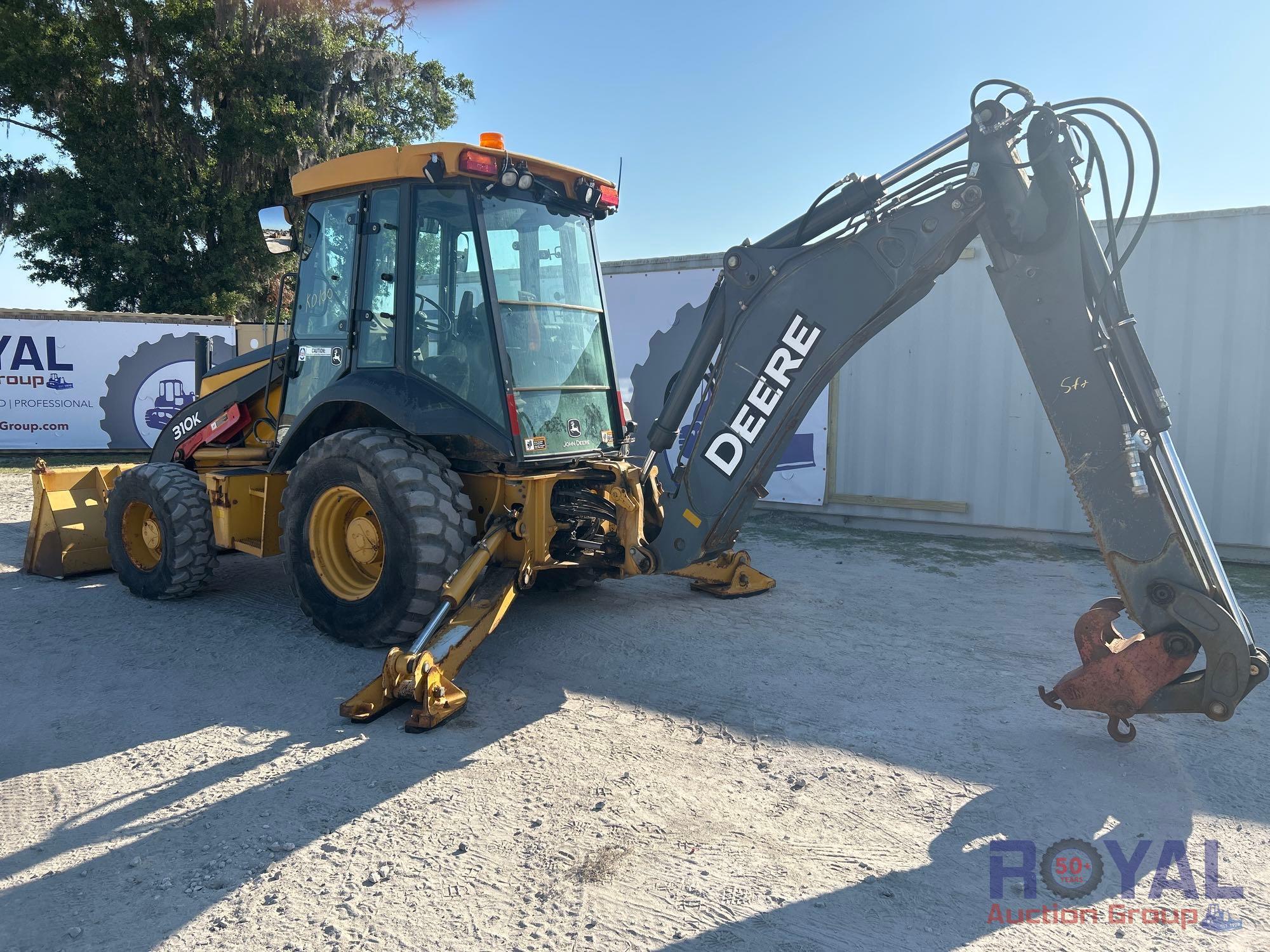 2014 John Deere 310K 4x4 Extendahoe Loader Backhoe