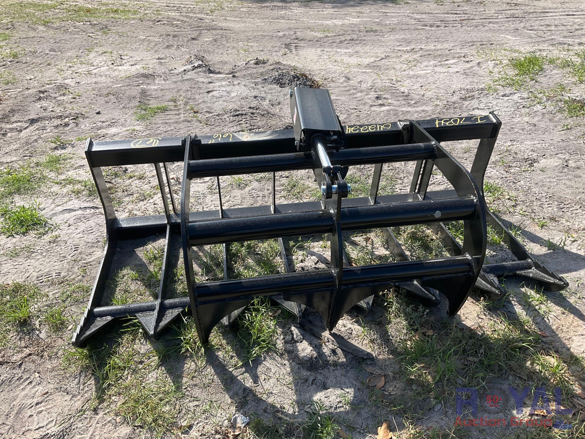 2024 JRM 66In Root Grapple Skid Steer Attachment