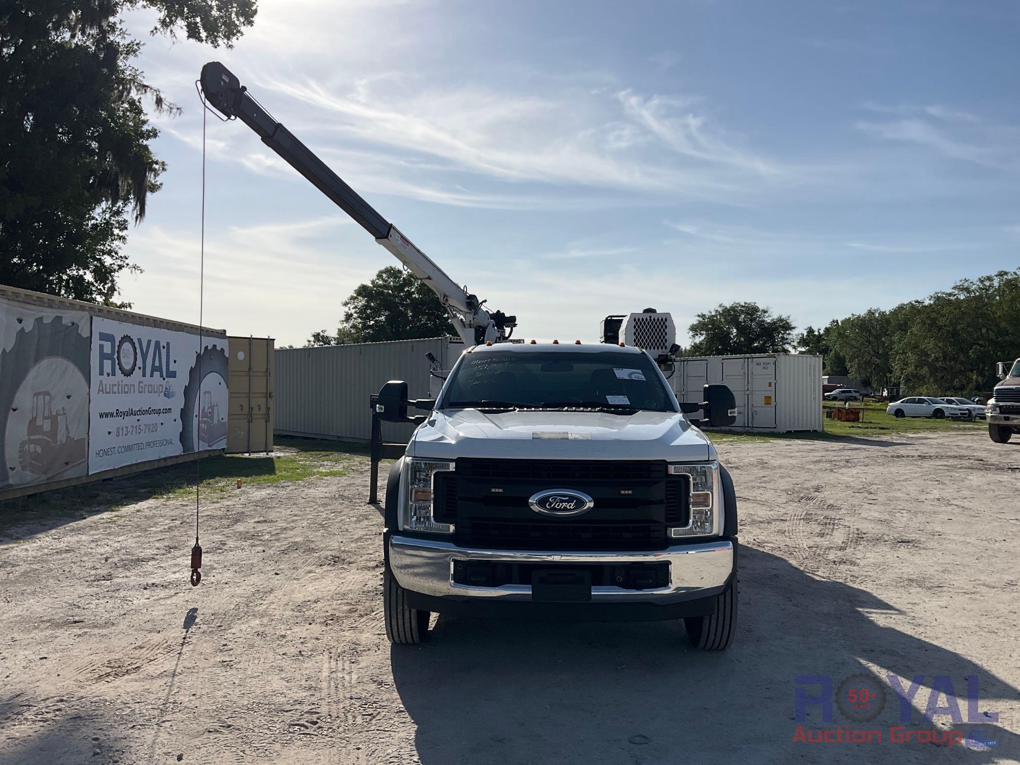 2018 Ford F550 Auto Crane HC-5 Service Crane Mechanics Truck