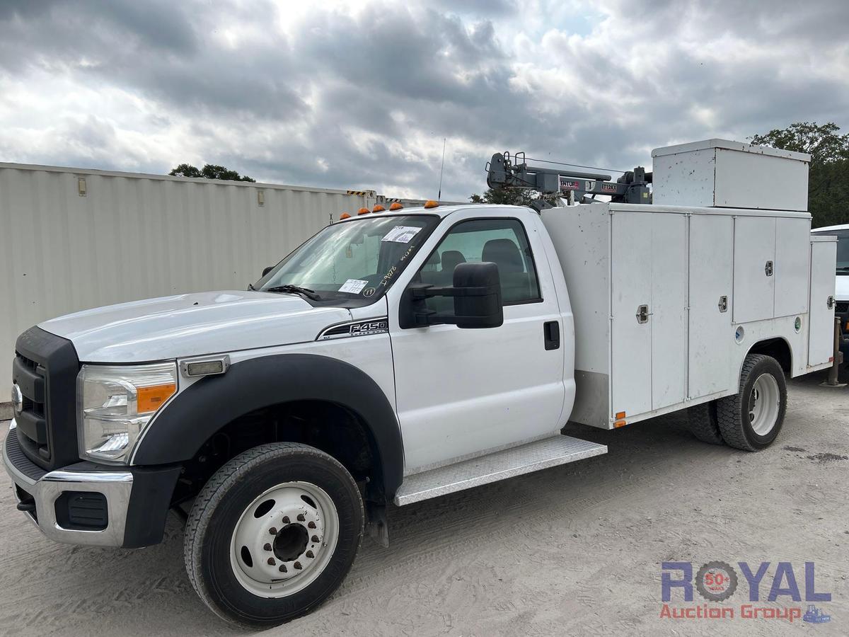 2013 Ford F450 Venturo ET12KX Crane Truck