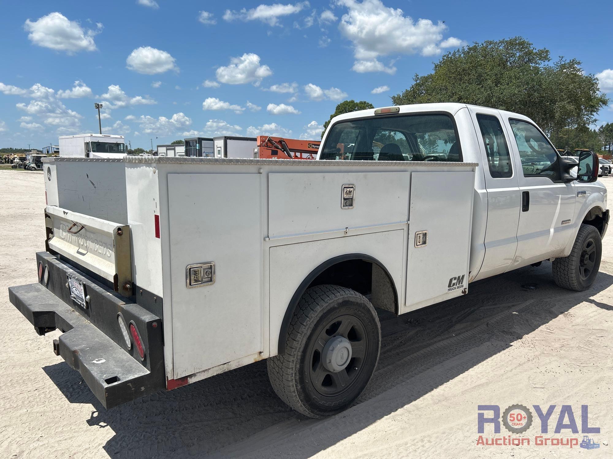 2007 Ford F350 4x4 Crew Cab Service Truck