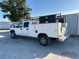 2006 Chevrolet Silverado 4x4 Crew Cab Service Truck