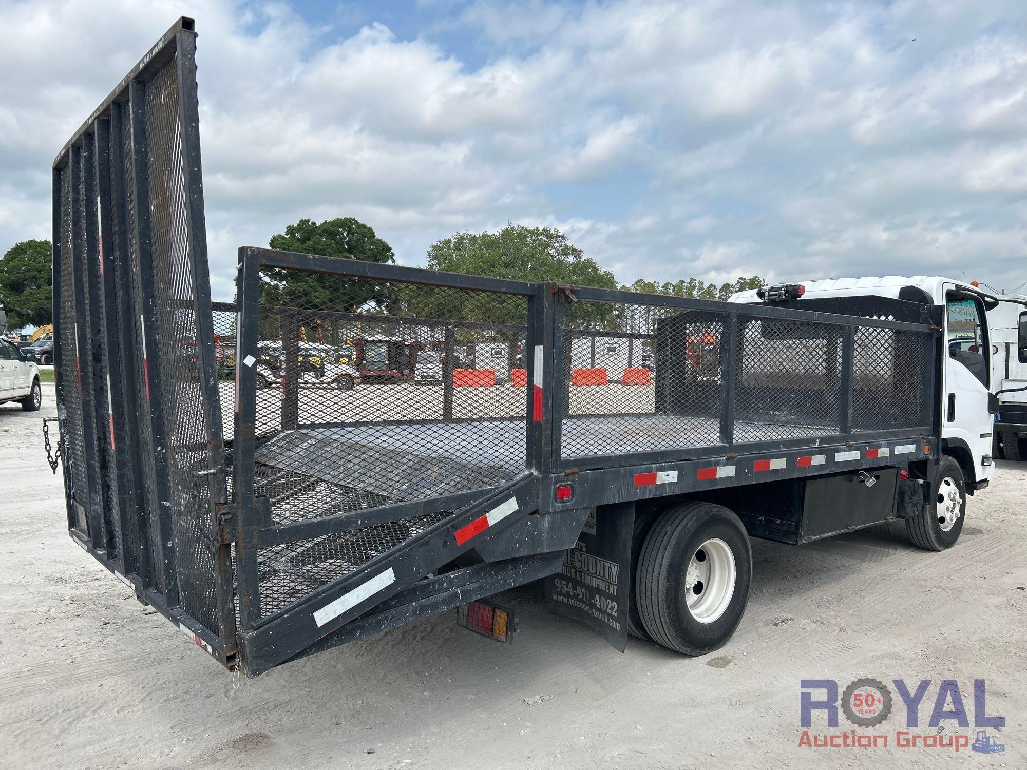 2009 GMC W4500 Landscape Flatbed Truck