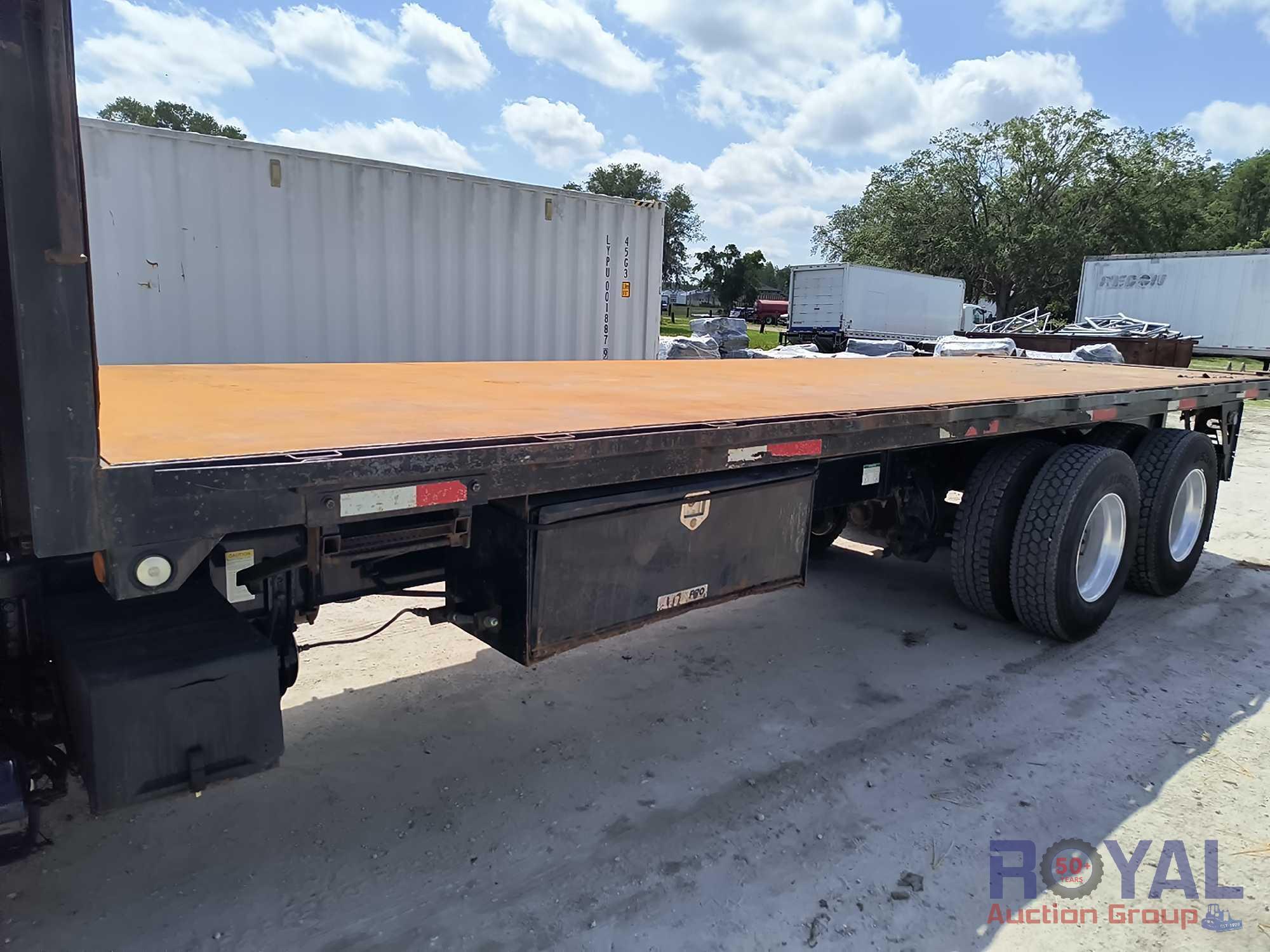 2007 Freightliner M2 106 T/A Piggyback Flatbed Truck