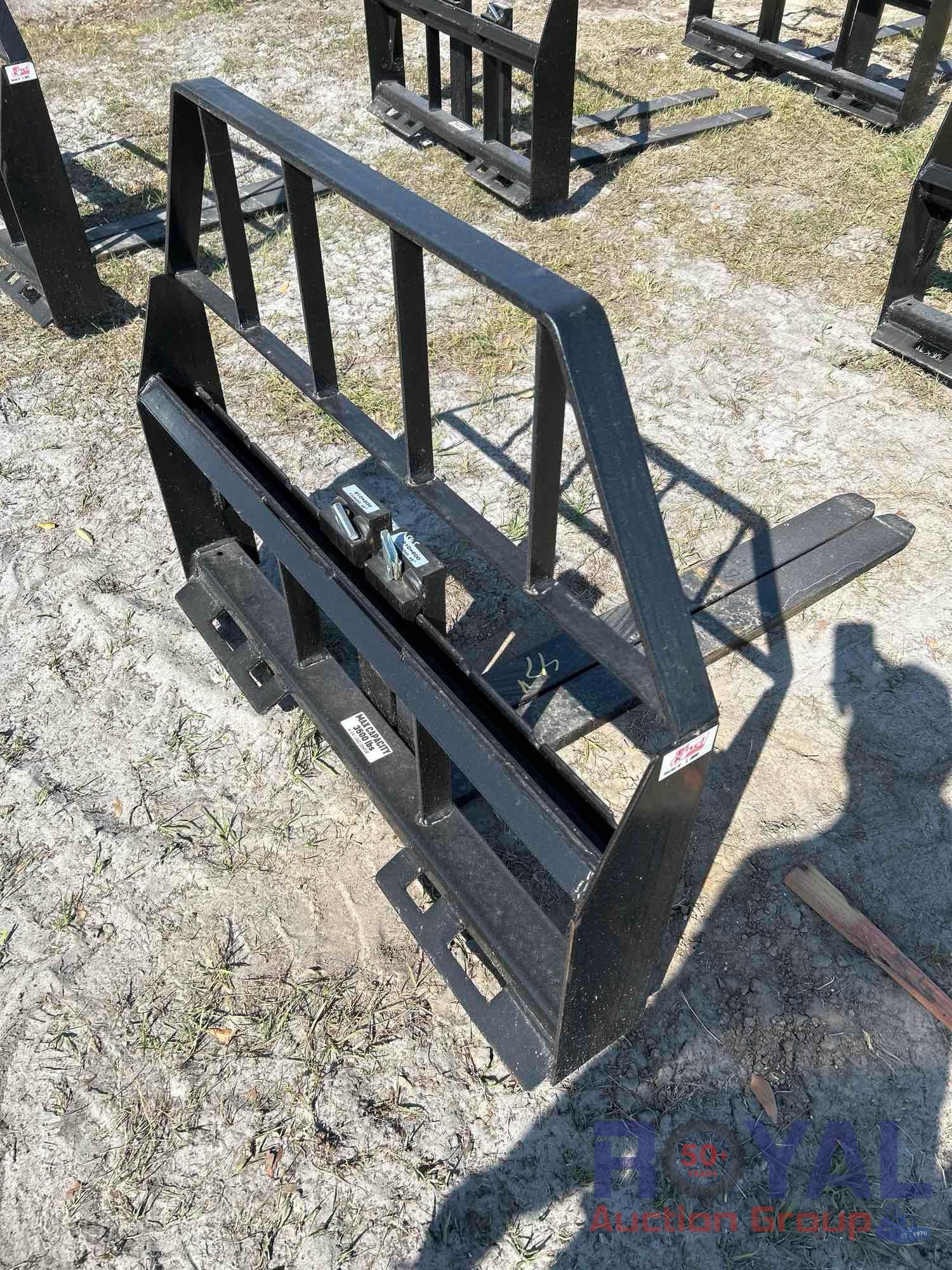 2024 Kivel 48in Fork Skid Steer Attachment