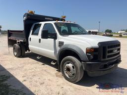 2008 Ford F550 Crew Cab Dump Truck