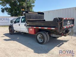 2008 Ford F550 Crew Cab Dump Truck