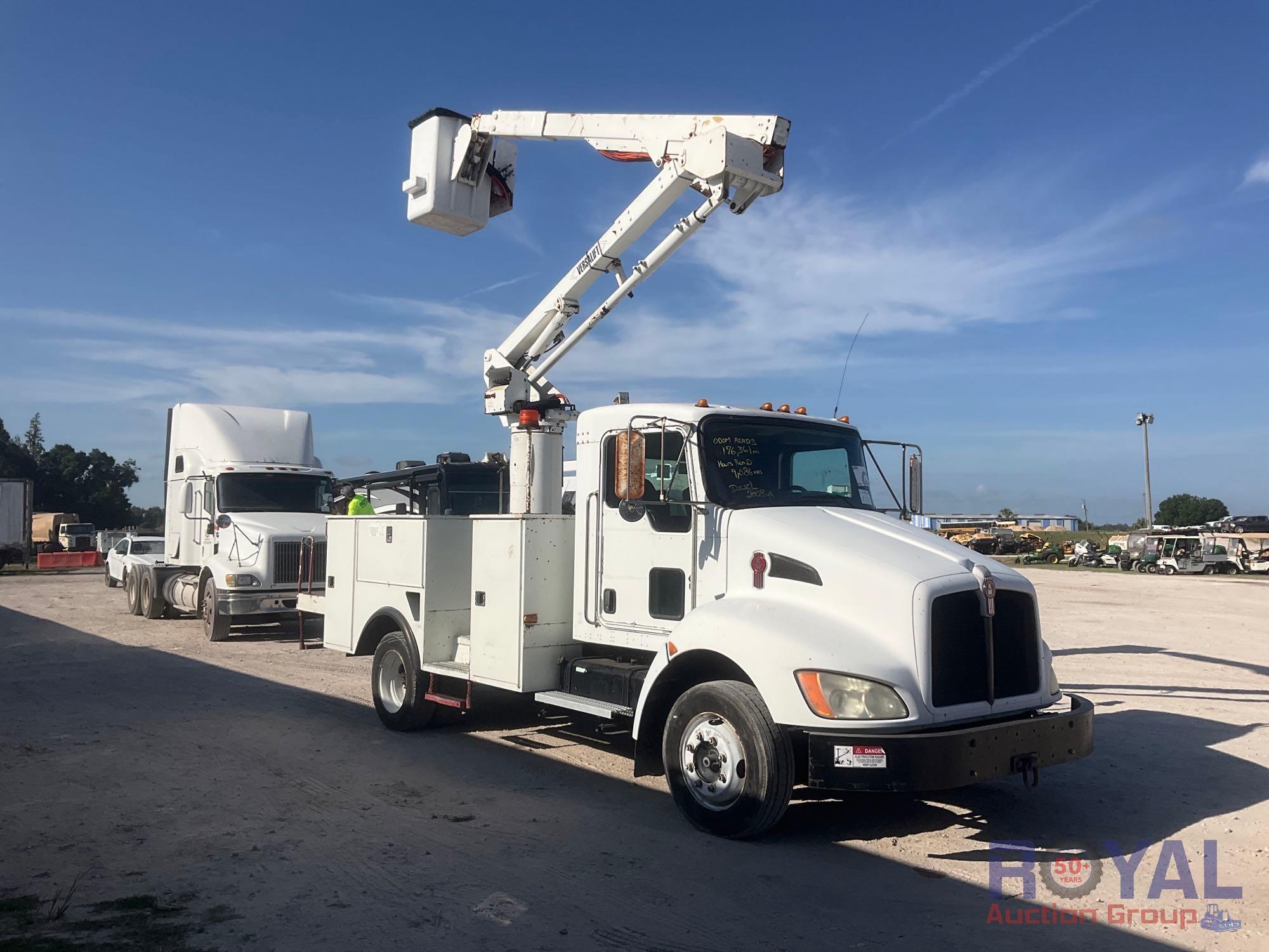 2008 Kenworth T300 Versalift Bucket Truck