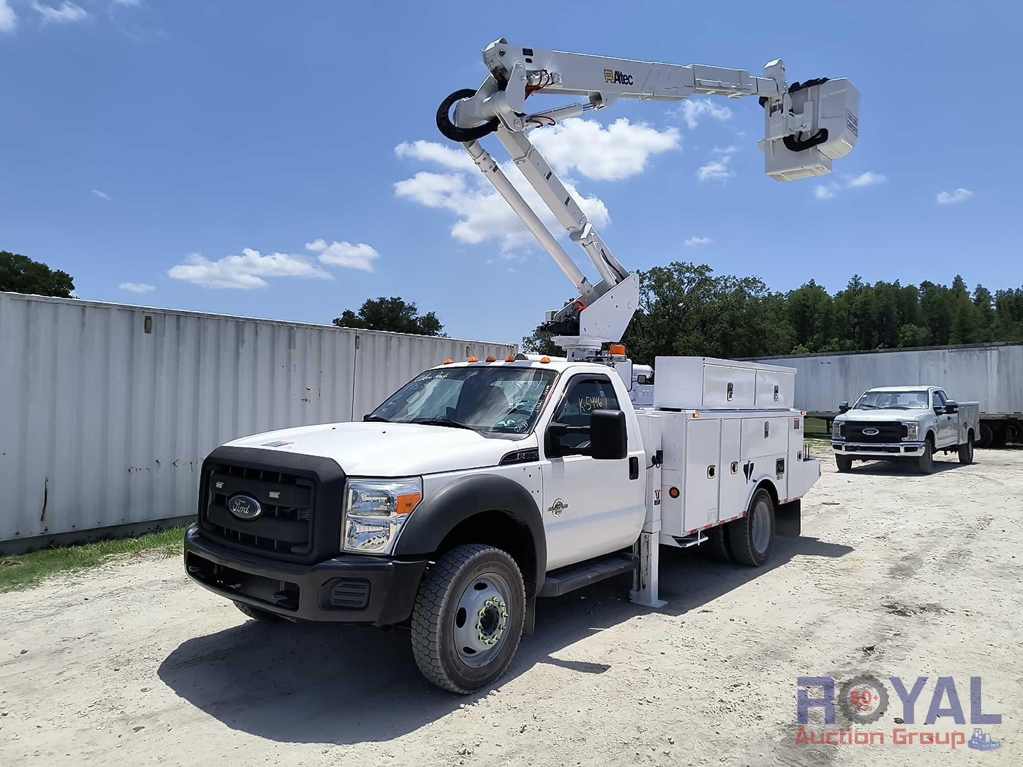 2014 Ford F550 4x4 Altec AT37G Bucket Truck