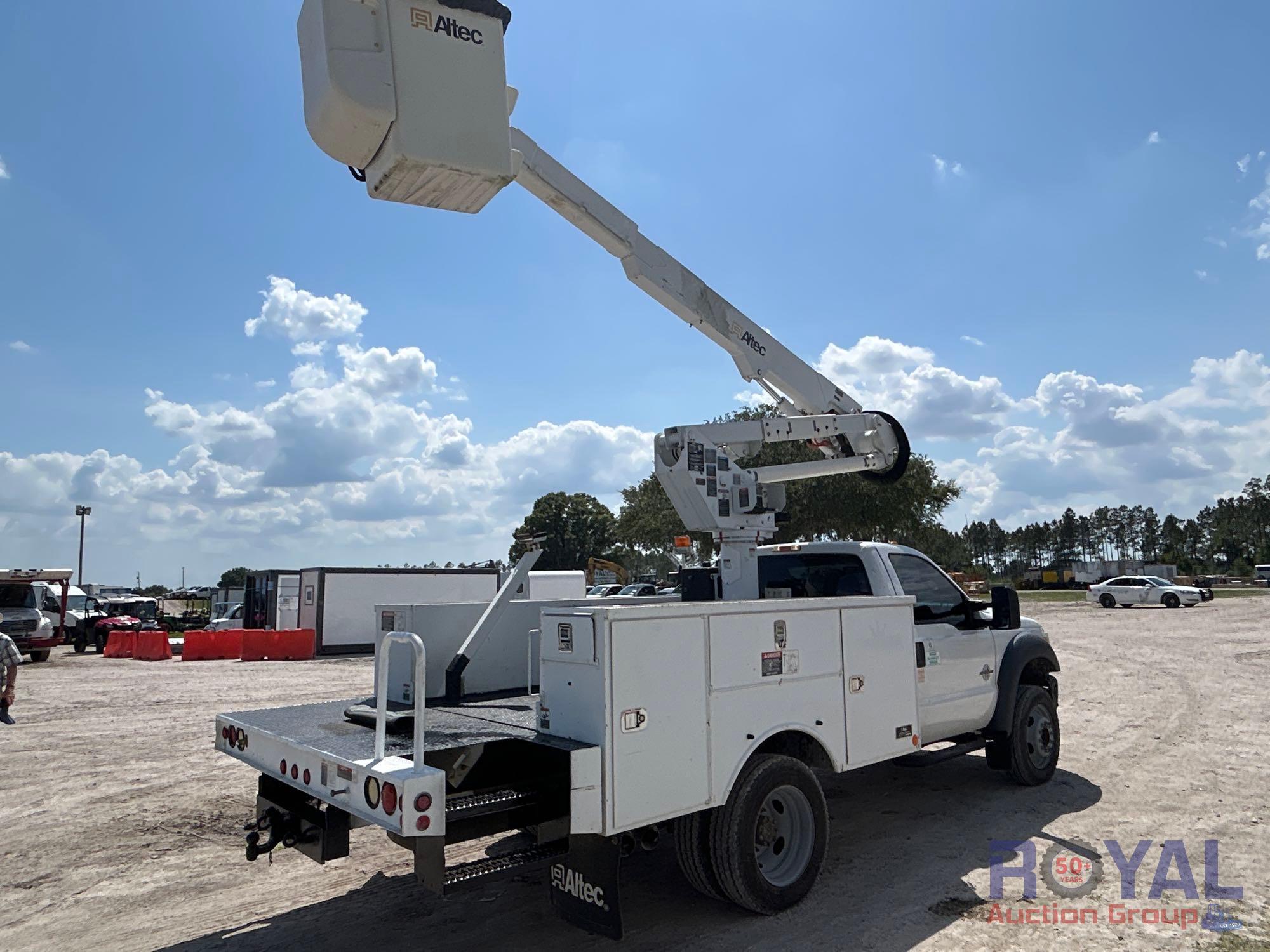 2013 Ford F550 4x4 Altec AT37G Bucket Truck