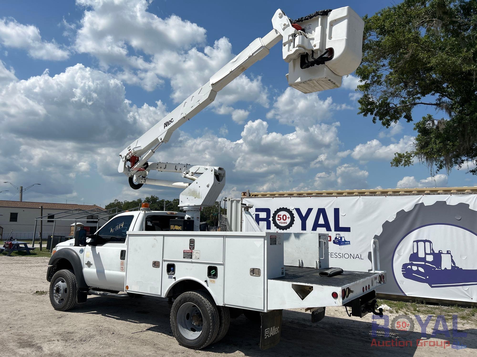 2013 Ford F550 4x4 Altec AT37G Bucket Truck