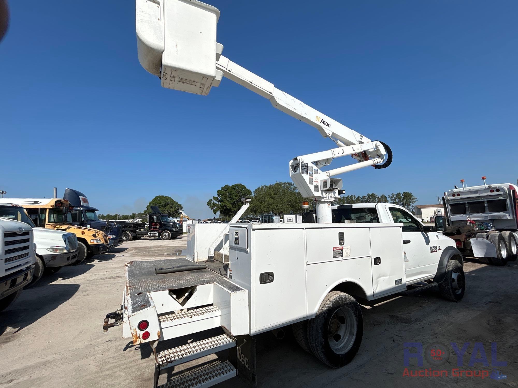 2013 Ram 5500 4x4 Altec AT37G Bucket Truck