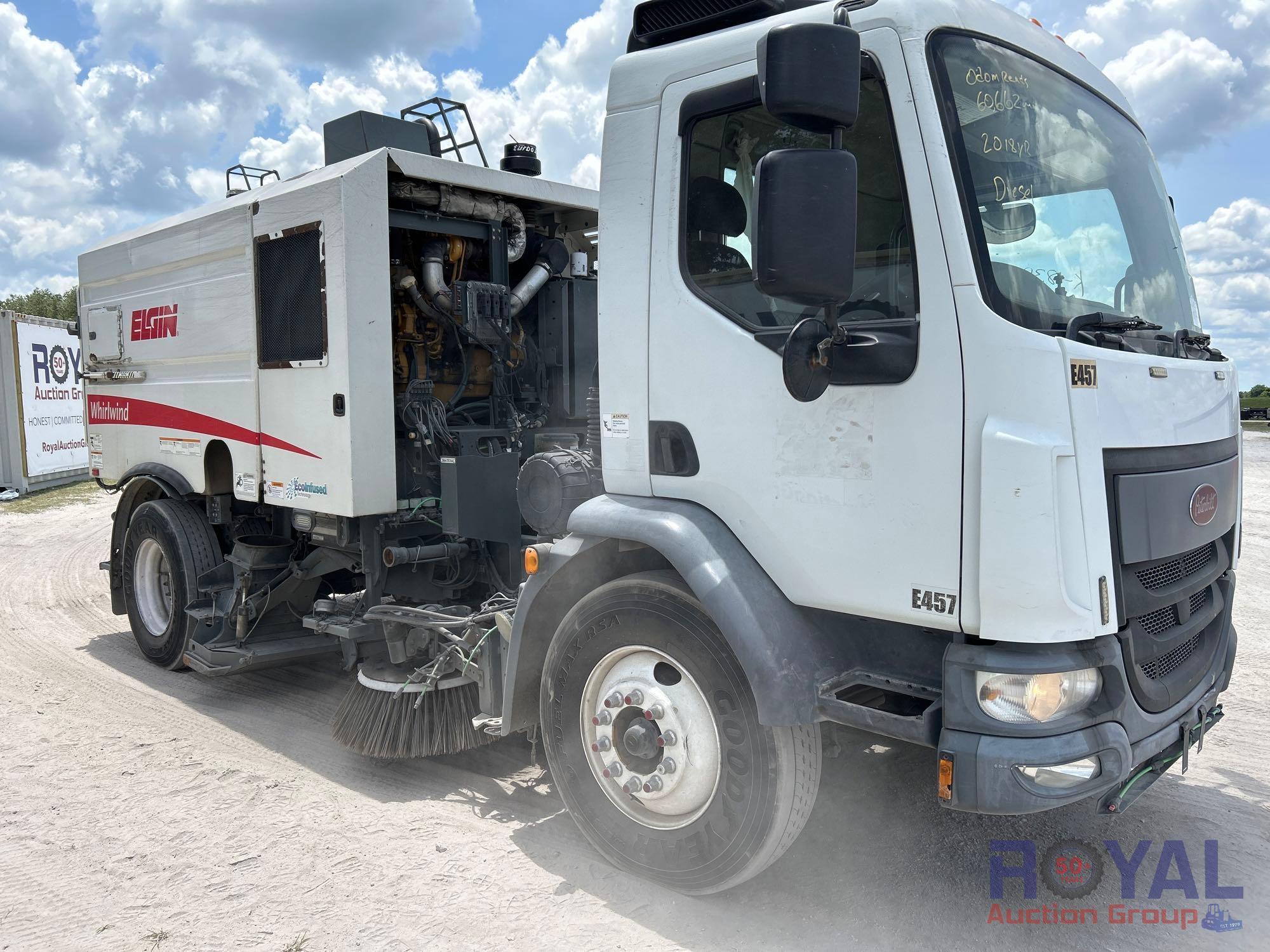 2018 Peterbilt Whirlwind MV Street Sweeper Truck