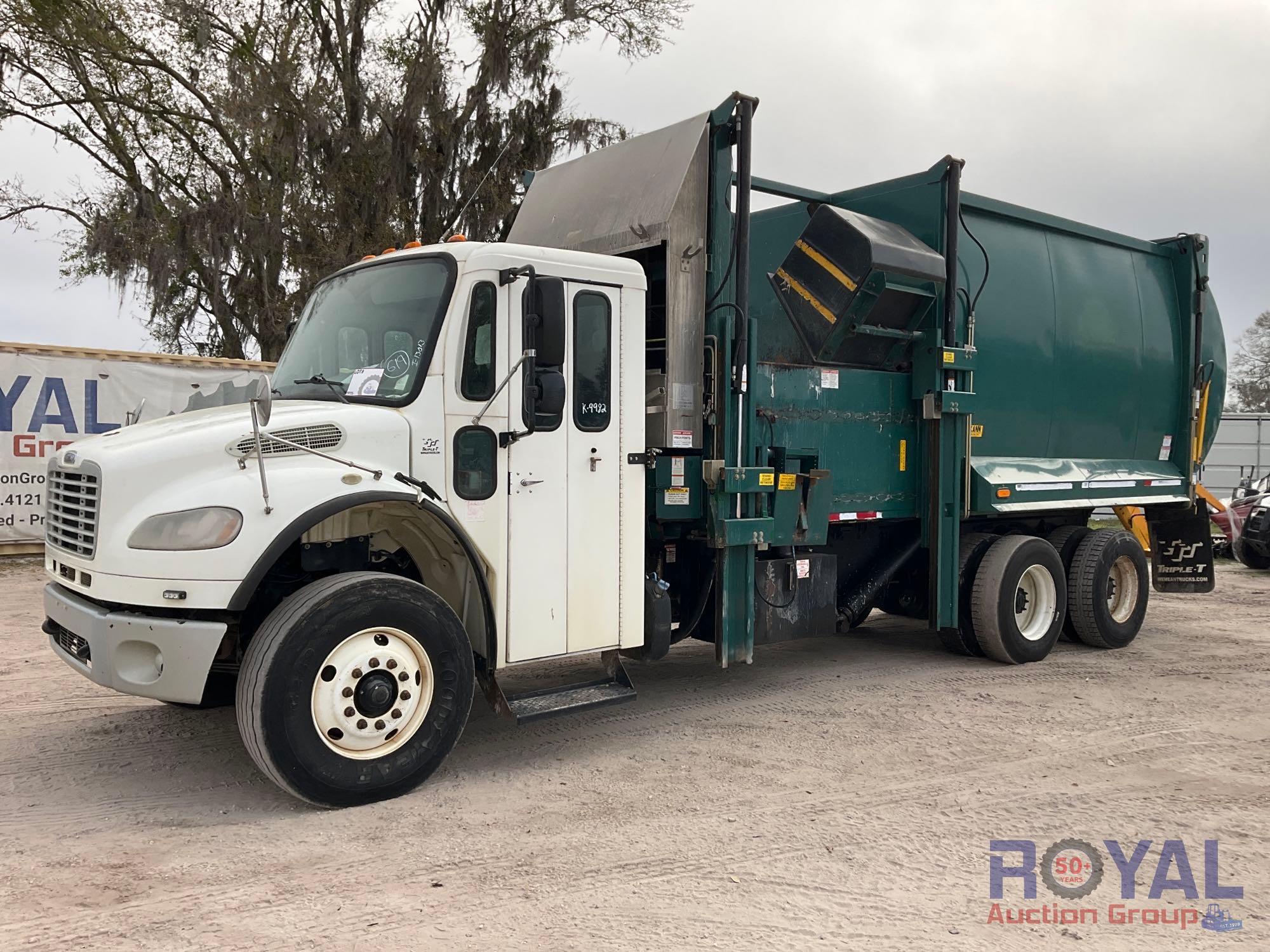 2014 Freightliner M2 106 Side Loader Garbage Truck